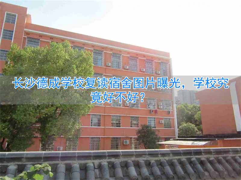 长沙宿舍好的大学_好学校宿舍一定好吗_