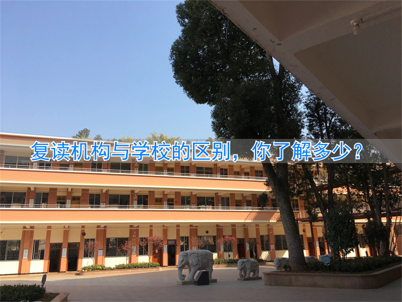 区别复读机构学校怎么选_复读学校和复读机构哪个好_
