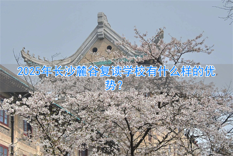 长沙麓山国际复读学校_2021年长沙复读学校推荐_