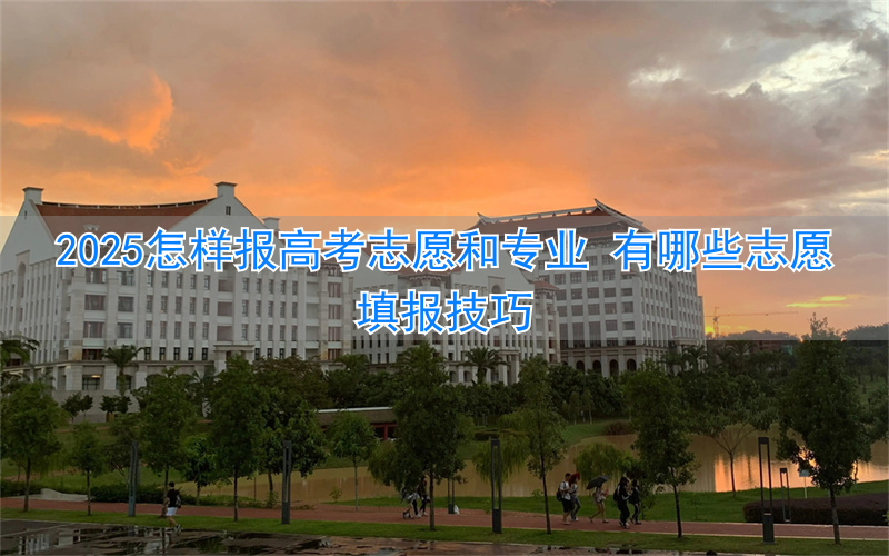 高考志愿专业怎么报_志愿填报高考报技巧专业有哪些_