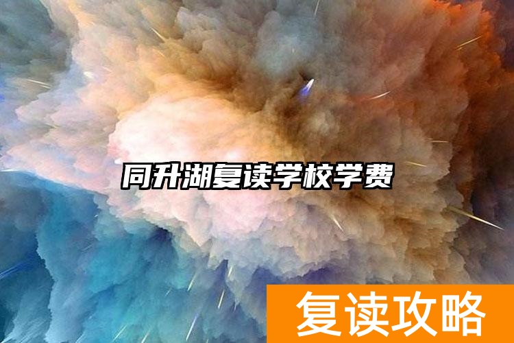 _同升湖复读学校收费标准_同升湖复读学校学费2019