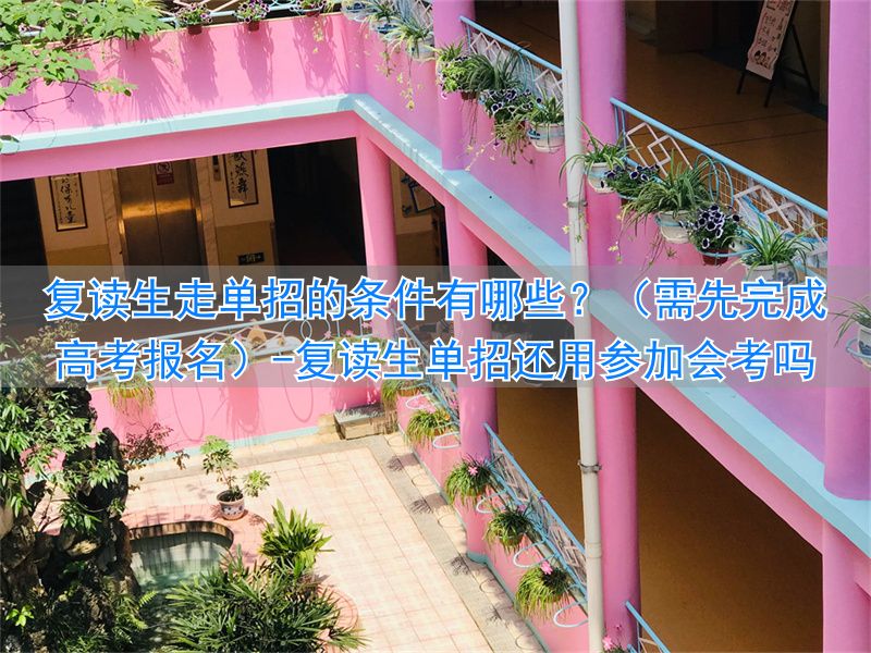 _复读单招有必要么_复读生单招还用参加会考吗